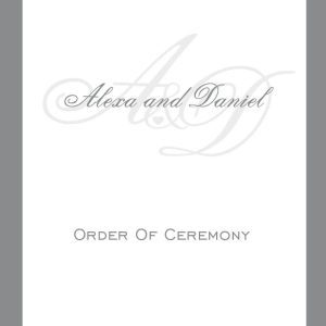 Benschers4u Order of Ceremony