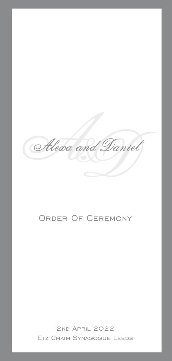 Benschers4u Order of Ceremony